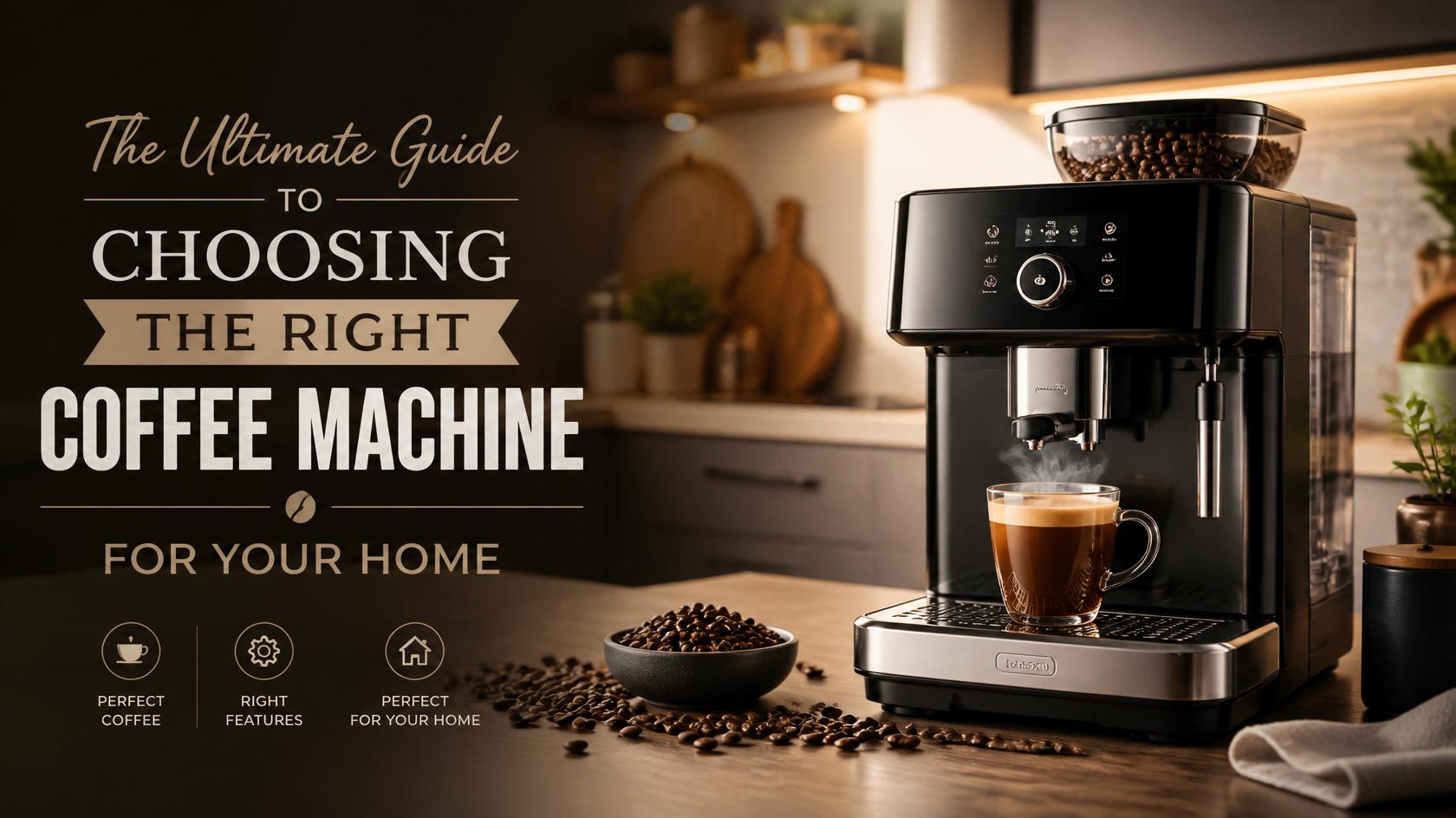 The Ultimate Guide to Choosing the Right Coffee Machine for Your Home