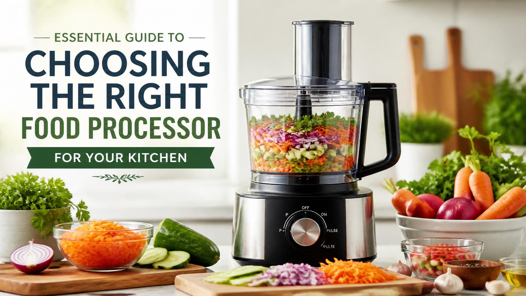 Essential Guide to Choosing the Right Food Processor for Your Kitchen
