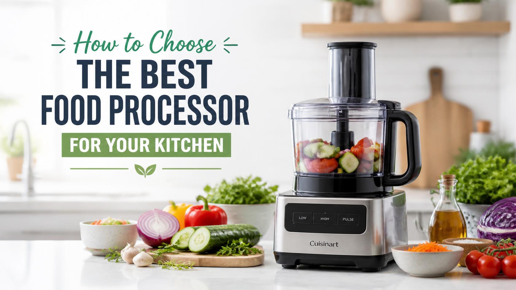 How to Choose the Best Food Processor for Your Kitchen